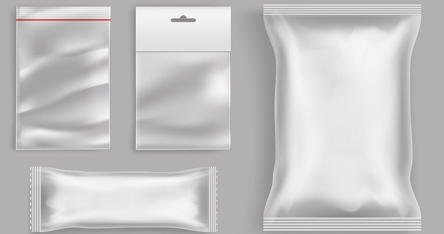 Tipos de embalagens das empacotadoras da Perfil Maq